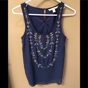 Lauren Conrad beaded tank top